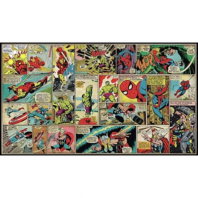 RoomMates Marvel Classic Comic Panel Spray & Stick Wall Mural