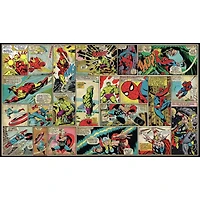 RoomMates Marvel Classic Comic Panel Spray & Stick Wall Mural