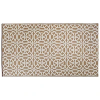 DII® Taupe Infinity Circle Outdoor Rug, 4ft. x 6ft.