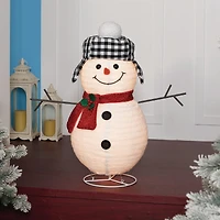 2.5ft. Pop-Up Plush Snowman Sculpture