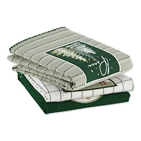 DII® Winter Woods Embellished Dishtowel Set