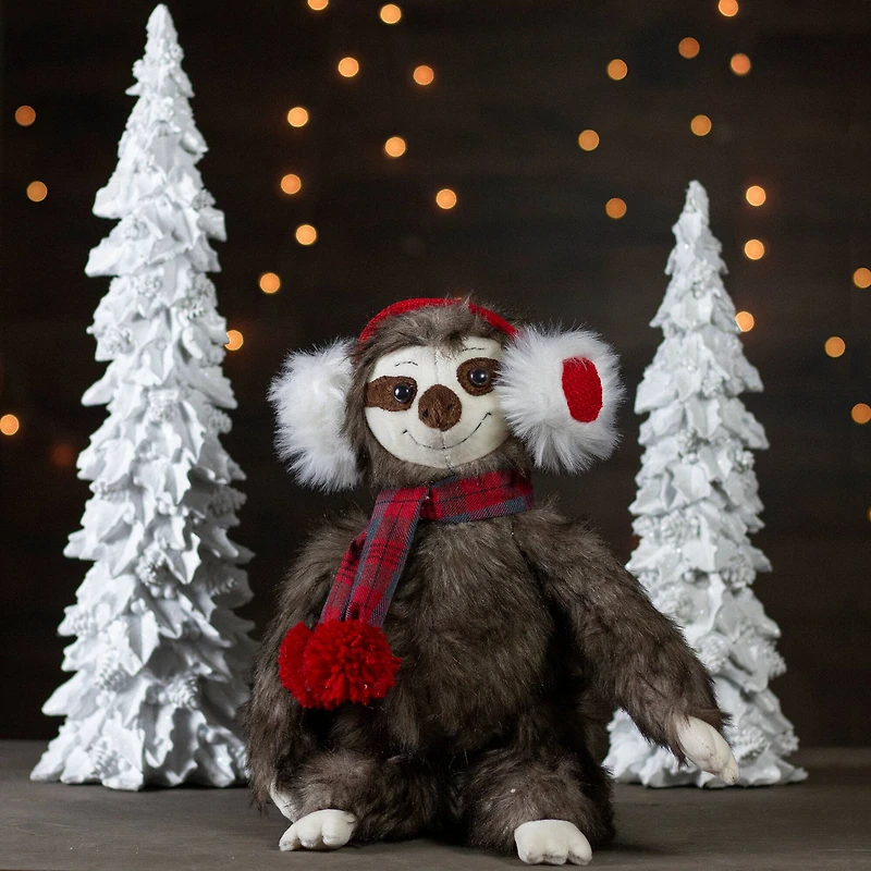 12" Plush Sitting Sloth Tabletop Decoration