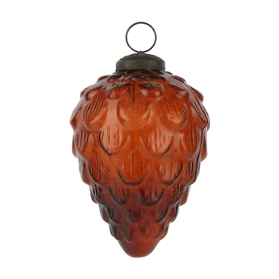 4" Brown Pinecone Glass Ornament by Ashland®