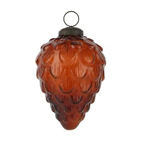 4" Brown Pinecone Glass Ornament by Ashland®