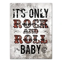 It's Only Rock And Roll 12" x 16" Canvas Wall Art