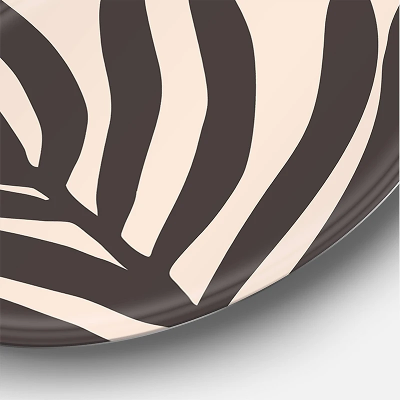 Designart - Moon & Sun Shapes In Retro Terracotta Tones III