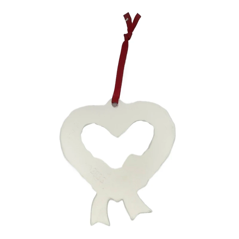 3.75" DIY Ceramic Heart Wreath Ornament by Make Market®