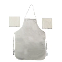 6 Packs: 3 ct. (18 total) Adult White Aprons by Make Market®