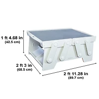 KidKraft Building Bricks Play N Store Mega Table