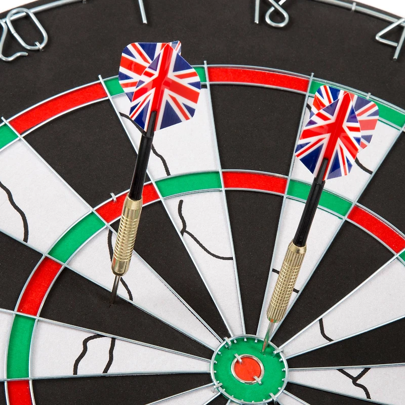 Toy Time Double-Sided Flocked Indoor Dartboard