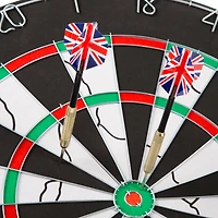 Toy Time Double-Sided Flocked Indoor Dartboard