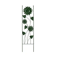 Glitzhome® 4ft. Metal Sunflowers Garden Trellis