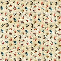 Fabric Traditions Fishing Lures Cotton Fabric