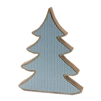 Wood Pine Tree Décor Set, 9.75" & 11.75"