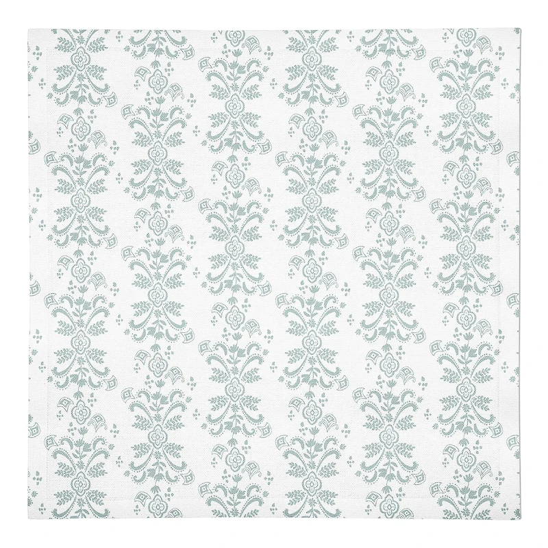 Floral Crest Cotton Twill Napkin