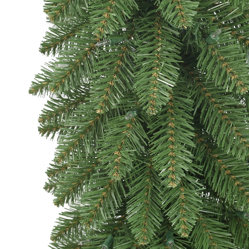 4ft. Pre-Lit Artificial Alpine Pencil Christmas Tree