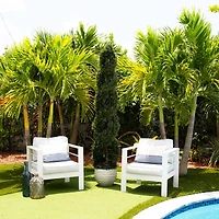 7ft. UV-Resistant Double Pond Cypress Spiral Topiary