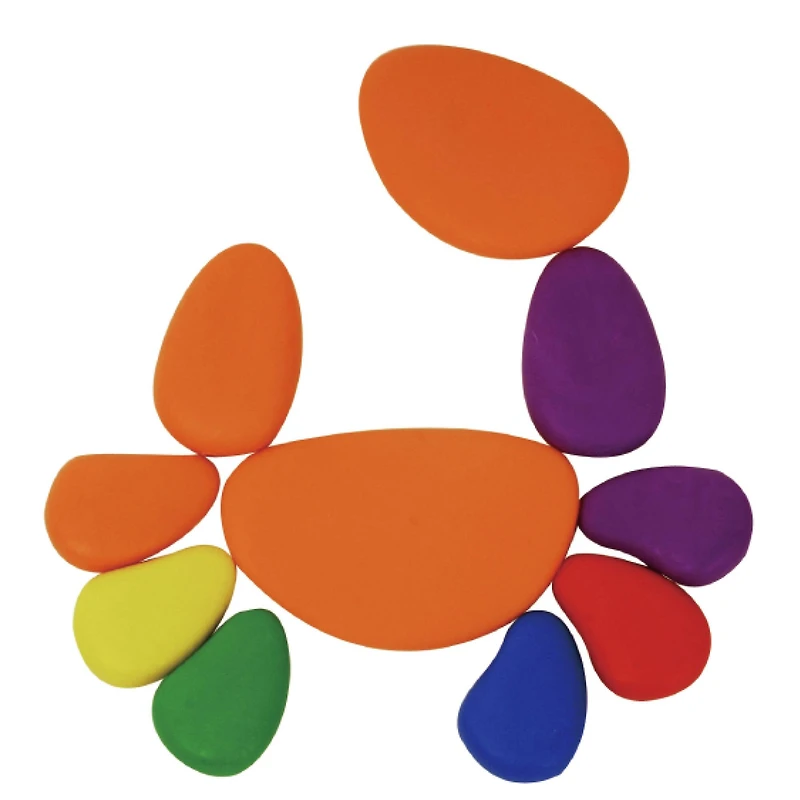 Rainbow Pebbles, Set of 36