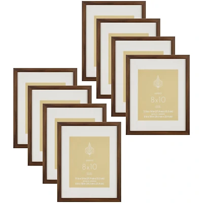8 Pack: Rustic 8" x 10" Frame with Mat, Aspect by Studio Décor®