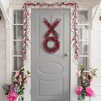 Glitzhome® 6ft Valentine's Red Berry Garland