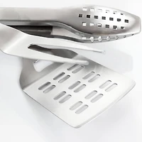 Gibson Home® Silver & Black Sawyer 3 Piece Stainless Steel BBQ Tool Set