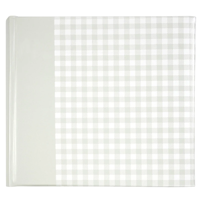 Gray Gingham 2-Up Photo Album by Recollections™