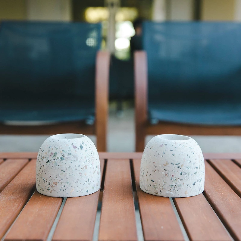 Flora Bunda 3.5" Terrazzo Vase Set