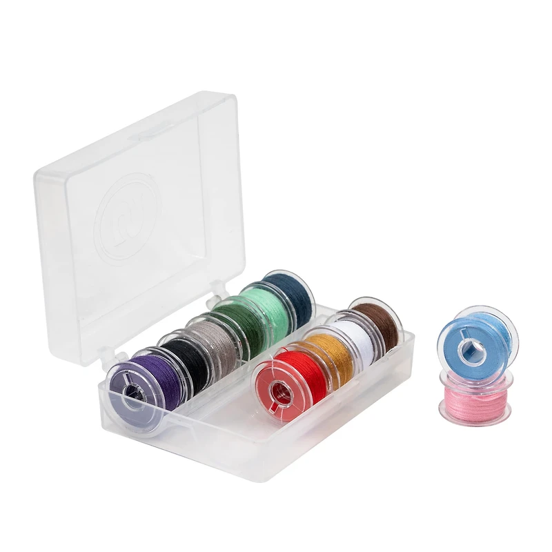 SINGER® Class 15 Sewing Bobbin & Storage Rings Set