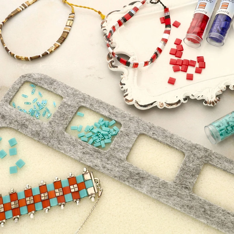 Miyuki® Half Tila® 5mm 2-Hole Glass Seed Beads