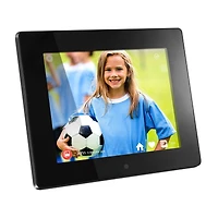 Aluratek Black 8" x 7" WiFi Digital Photo Frame with Touchscreen