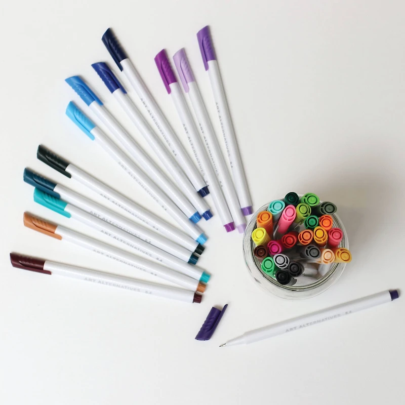 6 Packs: 36 ct. (216 total) Art Alternatives Fineline Pen Set
