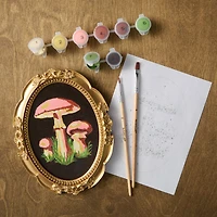 Mushrooms Paint-by-Number Framed Mini Kit by Artist's Loft®