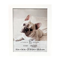 Home 11" x 14" White Flat Frame by Studio Décor®