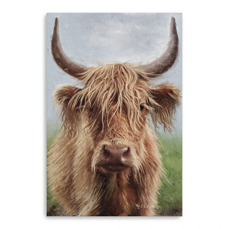 Highland Portrait II Canvas Giclee