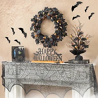 Glitzhome® 24" Halloween Candy Corn Berries Wreath