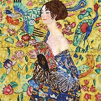 Diamond Dotz® Advanced Lady with Fan (après Klimt) Diamond Painting Kit