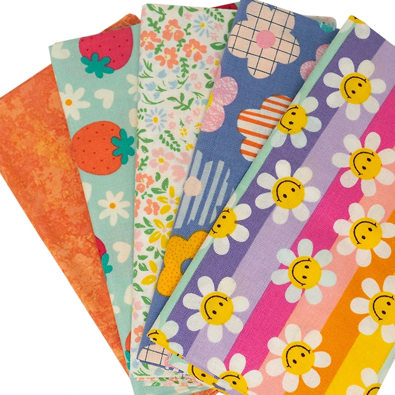 SINGER Modern Daisy Cotton Fabric Bundle