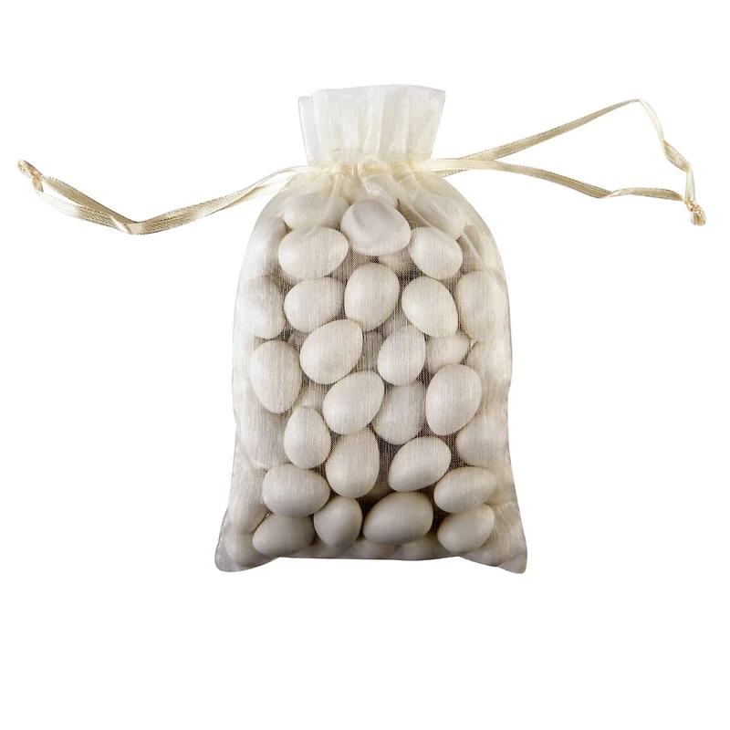 15 Packs: 12 ct. (180 total) Large Ivory Organza Favor Bags by Celebrate It™ Occasions™