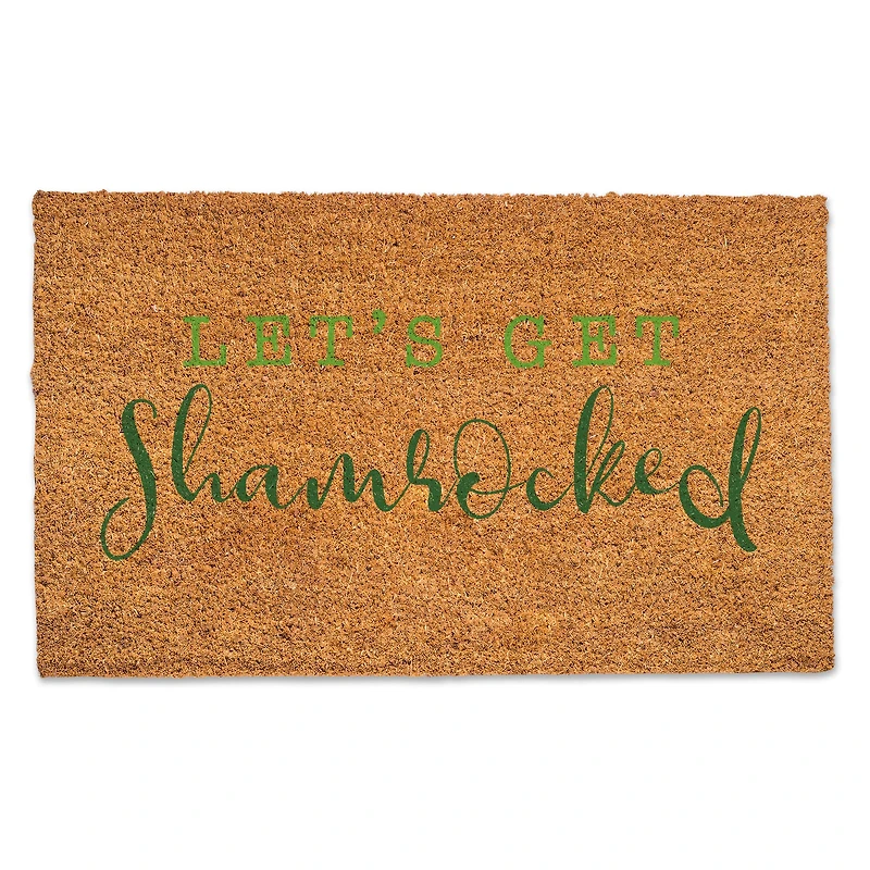 Let's Get Shamrocked Doormat, 30" x 18"