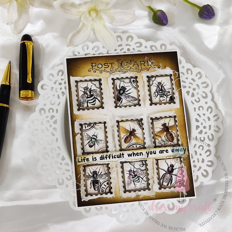 Dress My Craft® 1'' Postcard Ticket Paper Punch