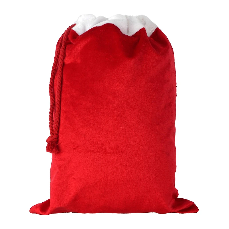 Medium Red Velvet Santa Sack Set by Celebrate It™