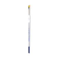 Soft-Grip Golden Taklon Long Handle Angular Brush, 1/4"