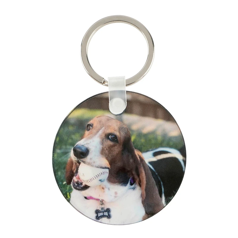 2" Round Acrylic Sublimation Keychains, 4ct. by Make Market®