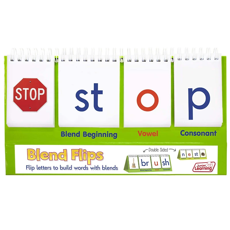 Junior Learning® Double-Sided Blend Flips, 3ct.