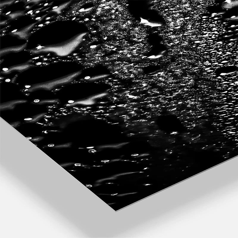 Designart 'Abstract Droplets 15 Oversized Modern Multipanel Wall Clock