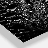 Designart 'Abstract Droplets 15 Oversized Modern Multipanel Wall Clock