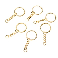 25mm Gold Split Key Ring, 50ct. by Bead Landing™