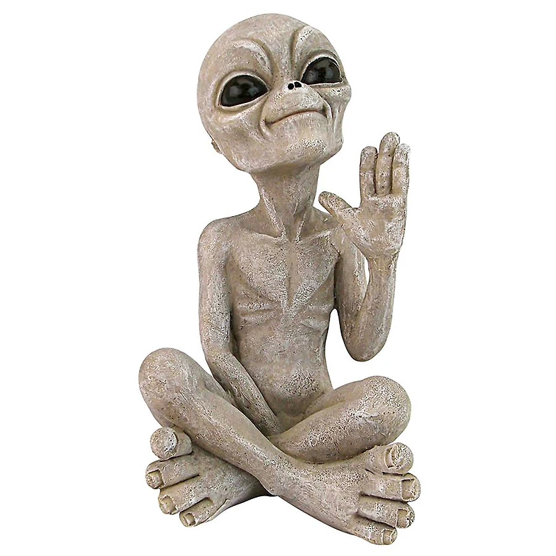 Design Toscano 8.5" Greetings Earthlings UFO Alien Statue