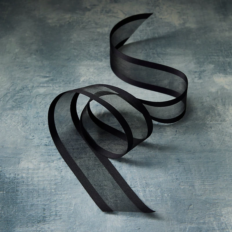 1.5" x 3yd. Sheer with Satin Edge Ribbon by Celebrate It® Classic