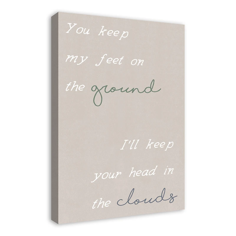 Head In The Clouds 20" x 30" Canvas Wall Art